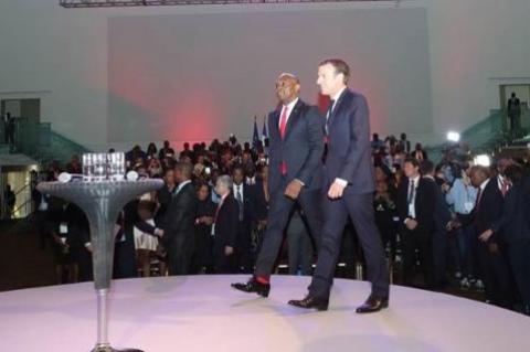 Emmanuel Macron et Tony O. Elumelu, appellent la nouvelle génération africaine à plus de réalisme